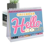 Calendrier vintage de bureau | Calendrier debout | Calendrier moderne 2025 de septembre 2024 à décembre 2025 pour la maison