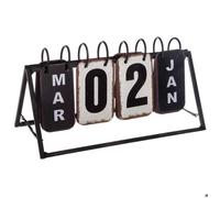 Calendrier vintage l.27cm métal