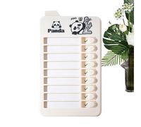 Calendrier visuel - Planificateur comme tableau de liste de vérification, tableau de planification de routine, adapté pour les frères et sœurs, les filles, la maison, l'appartement