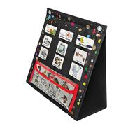 Calendrier visuel pour enfants avec 63 cartes de comportement - Planificateur mural de poche quotidien pour enfants 3+ - Calendrier visuel