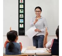 Calendrier visuel pour - Mini Voyage, Routine Quotidienne, Mise en Page colorée - Graphique Compact de Classe - Système de tri d'activité, Plans de Poche avec 45 Cartes pré-remplies, 9 Cartes