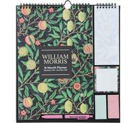 Calendrier William Morris - De Septembre 2025 À Décembre 2026 Planificateur Mensuel 16 Mois, Calendrier Familial 2025 2026 Avec Crochet