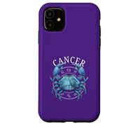 Calendrier Zodiac Cancer Crabe Coque pour iPhone 11