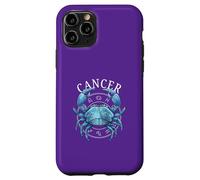 Calendrier Zodiac Cancer Crabe Coque pour iPhone 11 Pro