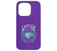 Calendrier Zodiac Cancer Crabe Coque pour iPhone 15 Pro
