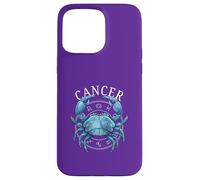 Calendrier Zodiac Cancer Crabe Coque pour iPhone 15 Pro Max
