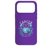 Calendrier Zodiac Cancer Crabe Coque pour iPhone 17 Pro Max