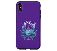 Calendrier Zodiac Cancer Crabe Coque pour iPhone XS Max