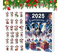 Calendriers 'Avent | Calendrier de l'Avent 24 Jours Comptage - Décoration Jouet Figures Dessin Animé pour Famille Enfant
