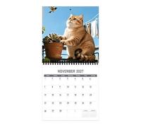 Calendriers Chats 2027 Agenda Thème Chatons 12 Mois