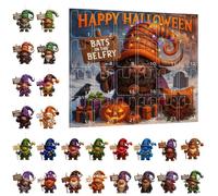 Calendriers Compte À Rebours Peluche Horreur Spooky Maison Temps De