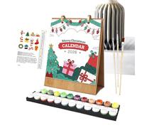 Calendriers De Bureau - Calendrier 2026 À Personnaliser Pour Bureau,Planificateur De Fournitures D'Art Pour Peinture Et Artisanat Pour Frigo Adolescents Maison Cuisine École Famille