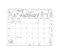 Calendriers de bureau motivants Calendrier à spirale double, 18 mois, de janvier 2026 juin 2027 Calendrier mural AT-A-GLANCE 2026(A)