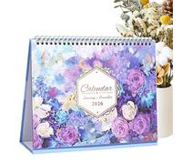 Calendriers de bureau Nevalerra | Décor de calendrier du pad de bureau mensuel - Organisateur de reliure en avec dispositions mensuelles pour les de la famille Femmes professeurs de tr