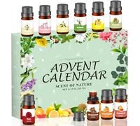 Calendriers de l'Avent 2025 Huile Essentielle pour Diffuseur Ado Calendrier Noël à Rebours Femme Homme