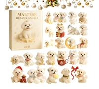 Calendriers De L'Avent De Noël,Pendentif 2D Avent 2025 | Calendrier De Compte À Rebours Pendentif Pour Amoureux Des Chiens - Pour Intérieur Chambre Adultes Amateurs D'Animaux