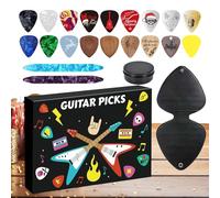 Calendriers De L'Avent Médiator 2025, Médiators Pour Guitare Électrique, Calendrier De Compte À Rebours De Noël Sur 24 Jours Avec Médiators, Pour Guitare/Basse/Ukulele/Banjo Performers