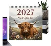 Calendriers Muraux Agenda Planning 12 Mois Affichage Motif Vache Mignonne