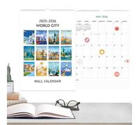 Calendriers muraux - Planificateur pratique pour l'organisation simple, agenda décoratif avec affichage clair et design amusant pour les espaces domestiques, les bureaux et les journaux de