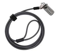 CaLeQi Computer Lock 4 Chiffres Mot de Passe de sécurité pour Ordinateur Portable PC 2 m Noir (1pcs)