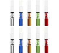 CaLeQi Filtres à Cigarettes Lot de 10, Plaqué Couleur Filtre à Cigarette | Réutilisables Filtre à Tabac Propre à Goudron avec Filtre Multiple pour Cigarettes de Taille Standard Ø8 mm Ø6 mm Ø5 mm
