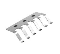 Cales de chevalet de guitare en métal - Tapis électrique double système - Plaque de base - Accessoires électriques - Plaque de base de pont de guitare double système