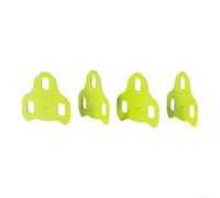 Cales de cyclisme Vert citron haute résistance pour petg Cycling | Compatible avec SPD, Keo, Time, Speedplay, VTT et vélos de route, pour une utilisation polyvalente