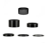 Cales de Direction Vélo Aluminium 28.6mm Noires 2mm