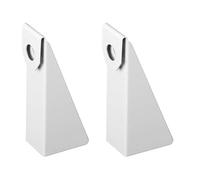 Cales de gouttières de jardin - Compatibles avec les gouttières de 12,7 cm, ensemble en aluminium antirouille, assurent un drainage et une stabilité appropriés pour l'amélioration de l'habitat, les pr