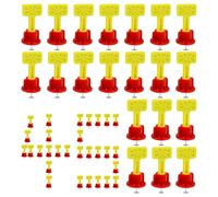 Cales de Nivellement pour Carrelage,45 Pièces D'Espaceurs De Positionnement Et Réglage Pour Carrelage - Outil d'Installation Murale,pour Salle de Bains Cuisine Toilettes et