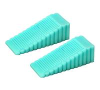 Cales de porte, Butée de porte Cale de porte Simple Antidérapant Résistant à l'usure Surface dentée(Green)
