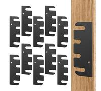 Cales de porte - Plaque d'outils de fixation en acier inoxydable, 10,2 cm, résistante à la rouille, kit de réparation de charnière pour armoire, maison, cuisine