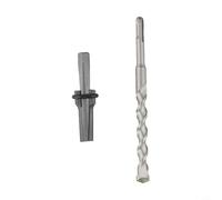 Cales de séparation de pierre en alliage d'acier au chrome vanadium de 16 à 18 mm avec foret pour outils de fendage de roche en béton (18 mm)