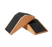 Cales de squat - Bloc de cale incliné | Rampe de levage de talon antidérapante pour entraînement de force, planche inclinée polyvalente pour exercices de jambes, étirement des mollets, yoga, gym