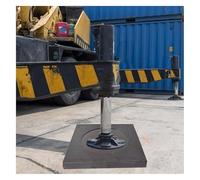 Cales de stabilisation pour stabilisateurs de grue Patins de stabilisateur grue universels empilables, patins nivellement antidérapants for camping-car, plusieurs tailles