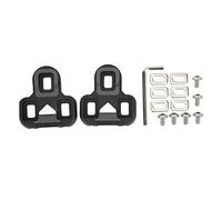 Cales de vélo en Nylon Haute dureté, antidérapantes, pour pédales de vélo de Route et de Montagne, Noires, 86 g, 2 plaques de Verrouillage, 6 Joints, 6 vis, 1 clé hexagonale