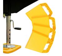 Cales De Vérin,4 Pièces Blocs De Stabilisation Renforcés Anti-Dérapants,Cales De Stabilisation Pour Bras Extérieurs | pour Véhicules Remorque Utilitaire Familial Pick-up