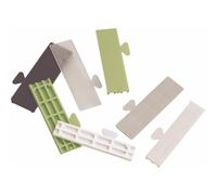 Cales de vitrage plastique - longueur 80 mm - largeur 22 mm - épaisseur 1 mm GOETTGENS SA