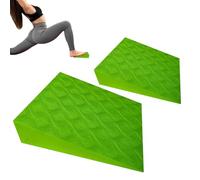 Cales en Mousse pour Yoga - 2 Pièces en Mousse EVA Légères et de Soutien | Blocs Cale d'Entraînement | pour Pilates Squats Pompes Planches Fitness Rééducation Pied Équilibre Renforcement