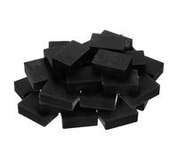 Cales en Plastique, 25 Pièces Jeu de Cale Menuiserie Carrelage, 60 x 40 x 20 mm Cales de Vitrage en Plastique, Entretoises de Cadre de Porte et de Fenêtre, Pour Terrasse Bois, Carrelage(Noir)