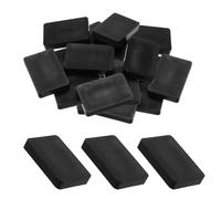 Cales en Plastique, 30 Pièces Jeu de Cale Plastique Reglage, 60 x 40 x 10 mm Jeu de Cale de Vitrage, Entretoises de Fenêtre Polyvalentes, Entretoises D'espacement de Fenêtre, pour Terrasse Bois(Noir)