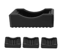 Cales et chaleur : caoutchouc, cale, arrêt, séparateur - Coussin résistant avec une texture non glissante - Plateforme réglable pour l'équilibre du barbecue ou l'alignement des roues de meubles sur