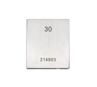 Cales étalons Bloc de mesure en acier nuance 0 for pied à coulisse, calibre 10 mm, 20, 30 et 50(30mm)