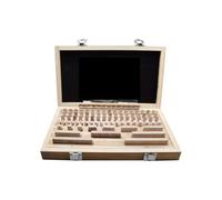 Cales étalons Bloc de mesure précision en acier rapide, jeu pièces étalons for la longueur, calibre, bloc d'étalonnage for pied à coulisse(112)