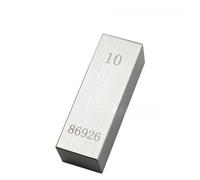 Cales étalons, Jauge De Bloc En Acier Précision, Parallèle À Broche, Mesure, Outils Tour, 1mm 2mm 3mm 4mm 5mm 6mm 7mm 8mm 9mm 10mm(10mm block gauge)