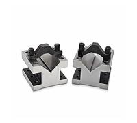 Cales étalons, Paire de sol V-Block 2 pièces avec jeu de pinces, paire assortie de précision précise, 35x35x30mm 90 ° machiniste outil de jauge multi-usage