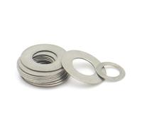 Cales métalliques, 10/20/50/100 pièces Ss 304 0.1/0.2/0.3/0.5Mm M3/M4 M5 M6 M8 M9 M10-M40 joint de cale réglage rondelle plate Ultra fine/épaisseur .30Mm/M25*30(Thickness 0.2mm,M6*10 (50Pcs))