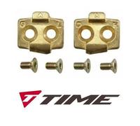 Cales Pédales Automatique - Time - ATAC VTT - 13° / 17° - Blanc - Compatible VTT