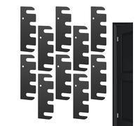 Cales pour Charnières de Porte,10 Pièces de Réglage en Acier Inoxydable | 10 cm Cales Antirouille pour Charnières Encastrées | pour Réparation Cadre Maison et Cuisine