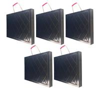 Cales pour stabilisateurs, For les grues de camping-car, coussin stabilisateur, HDPE, poignée ergonomique 45 tonnes, plusieurs tailles(5pcs,30x30x3cm/11.8x11.8x1.2in)